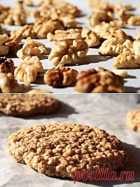 ХРУСТЯЩЕЕ ОВСЯНО — ОРЕХОВОЕ ПЕЧЕНЬЕ | Ваши любимые рецепты