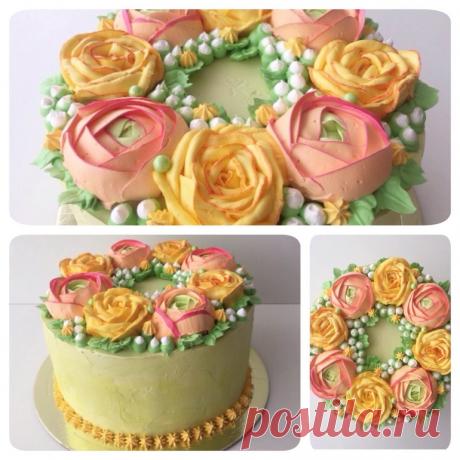 Украшение тортов кремом,шоколадом, фруктами - Сообщество «Кондитерская» - Babyblog.ru