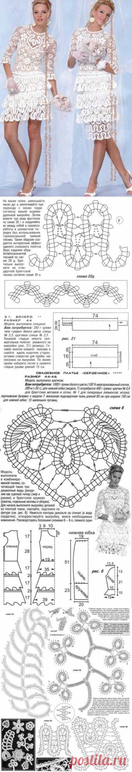 Вязание крючком - эксклюзивные модели в технике Брюггского (Брюссельского) вязания