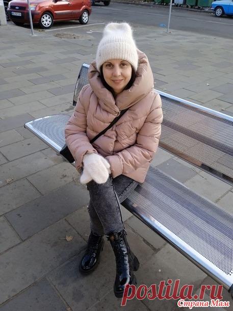 Шапки и варежки из пуха норки - Вязание - Страна Мам