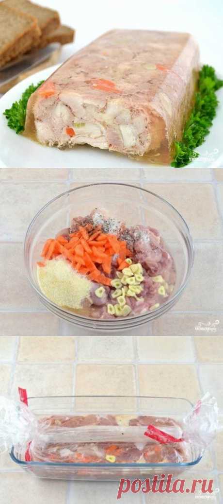 Куриный рулет в желе