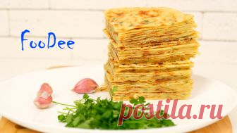 Хычины - обалденные лепешки на кефире с сыром и картошкой