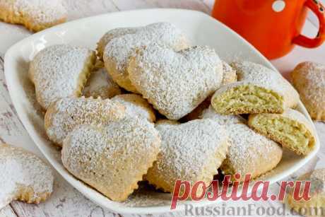 Рецепт: Песочное печенье на сметане на RussianFood.com