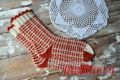 Мысок «бумеранг» (вязание, схемы и фото) - Irena Handmade