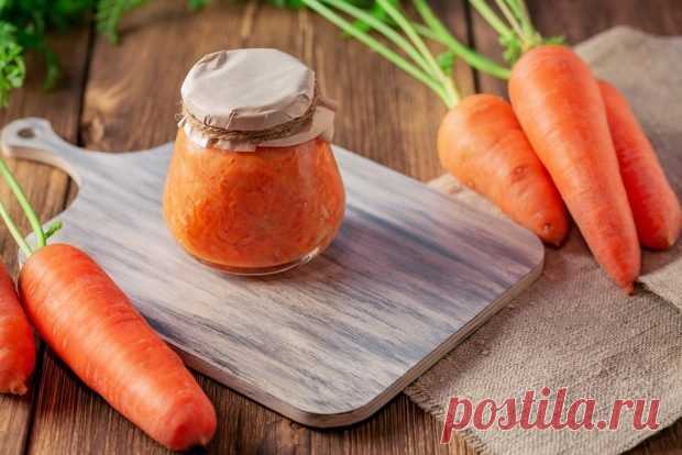 Тертая морковь на зиму — Домашняя кулинария