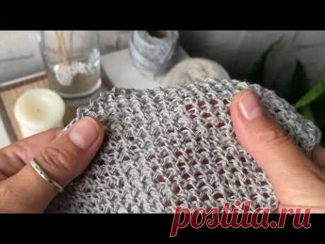 УЗОР мелкая сетка для летнего вязания. КАК ЖЕ ОН ХОРОШ!