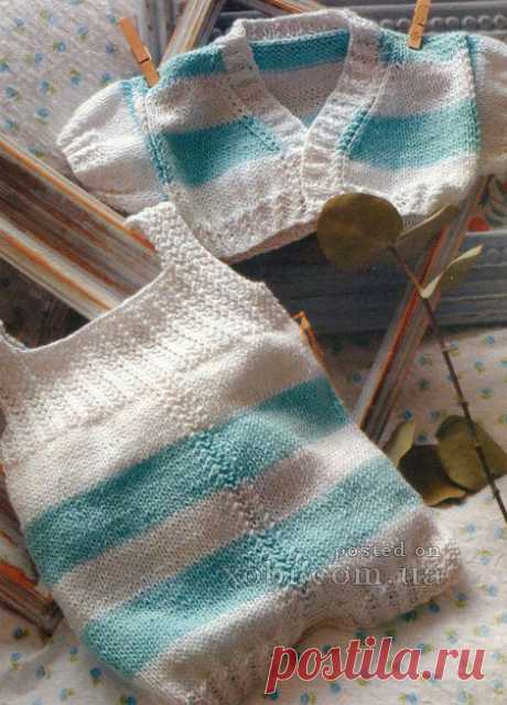 Детские комплекты и костюмы вязаные крючком и спицами » Страница 4