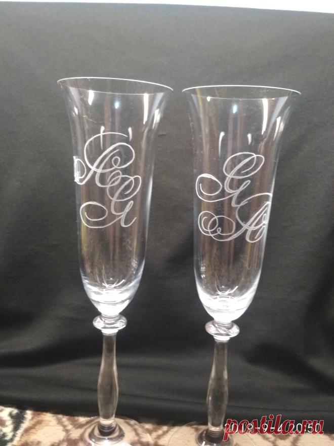 Свадебные бокалы №3