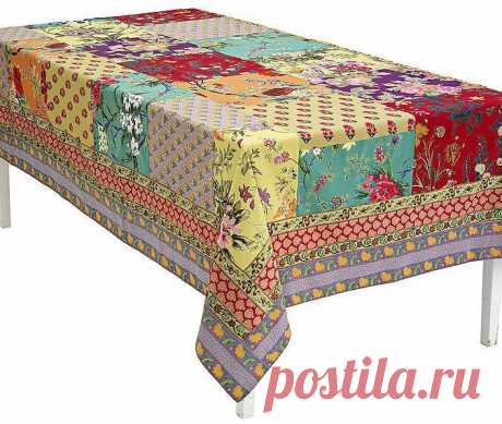 Скатерть из лоскутков