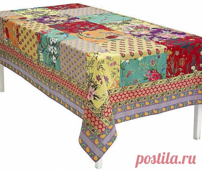 Скатерть из лоскутков