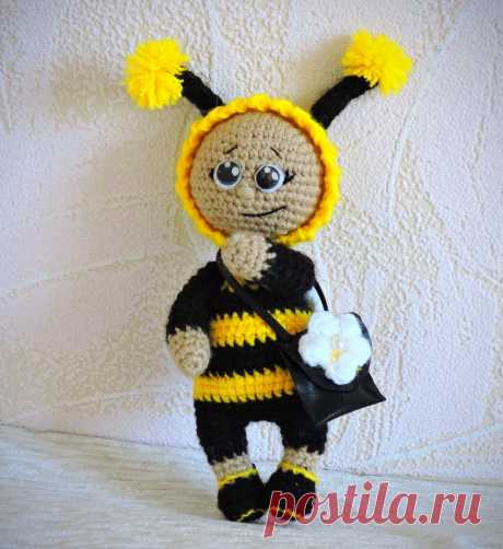 #пчелка_крючком#амигуруми#игушки_крючком