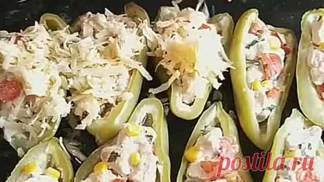Фаршированные перцы в духовке