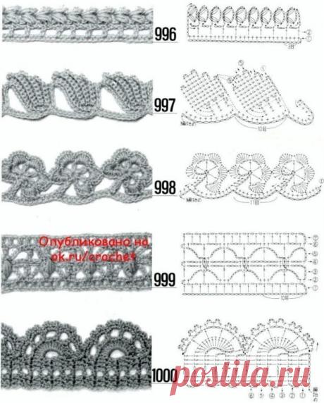 Кайма крючком