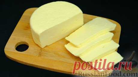 Рецепт: Домашний сыр из молока, сметаны и яиц на RussianFood.com