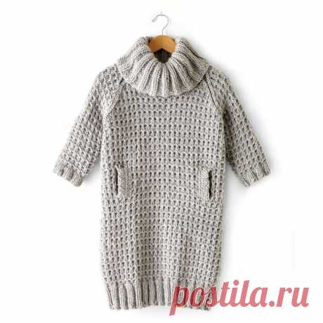 Bernat Slouchy Sweater Dress, XS/S | Yarnspirations
