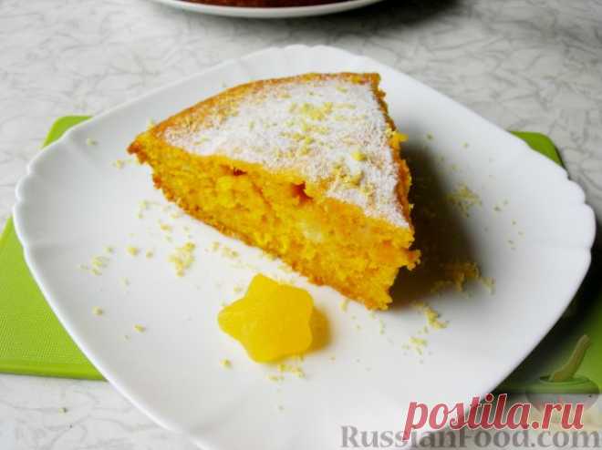 Рецепт: Тыквенный пирог с цедрой лимона на RussianFood.com