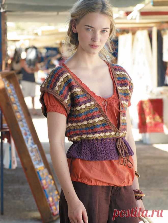 Жилет жаккард