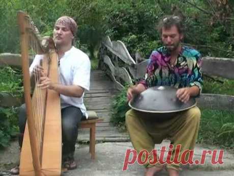 Божественное сочетание: Ханг и Арфа - YouTube