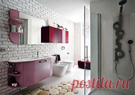 Кирпичная кладка как элемент дизайна интерьера — Роскошь и уют