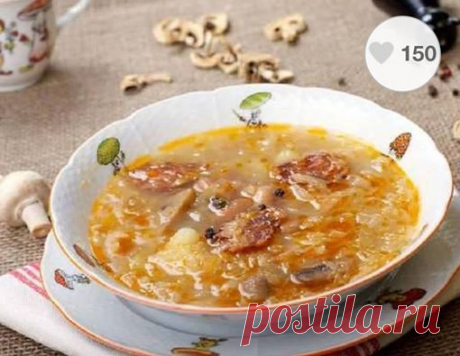 (7) Татьяна Дивеева - ПОСТНЫЕ ЩИ С КВАШЕНОЙ КАПУСТОЙ И ГРИБАМИ 🍲🍲🌿...