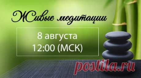 Дорогие друзья,
вас приветствует Ирина Хлимоненко  и приглашает вас 
присоединиться к медитации: 
"Ровно в 12:00 по московскому времени мы начинаем нашу дневную медитацию!
Присоединяйтесь тут  https://www.metodsilva.ru/meditation-week/live  "