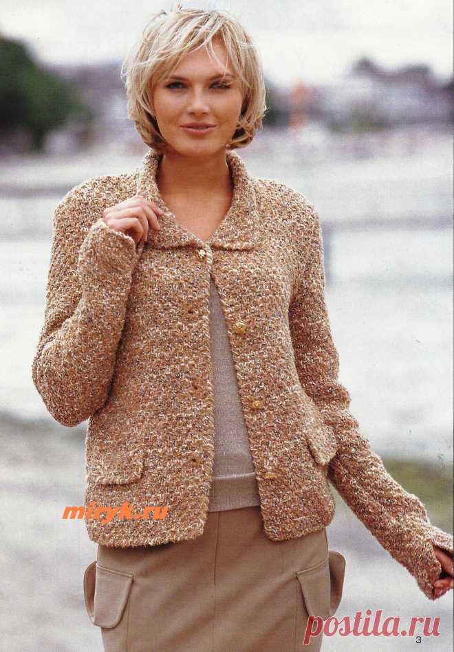 Кофта в стиле Коко Шанель «Timona» | вязание спицами схемы с описанием
