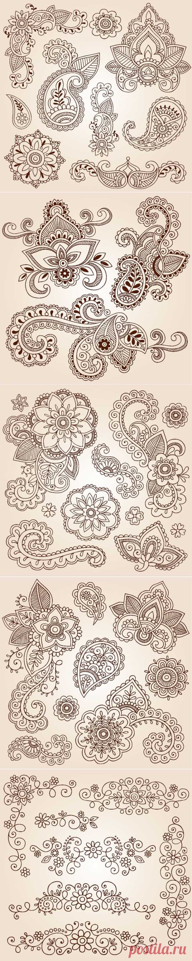 Paisley - шаблоны для росписи | Варварушка-Рукодельница