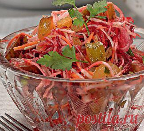 Салат из капусты, свеклы, моркови, сельдерея Gastronom.ru