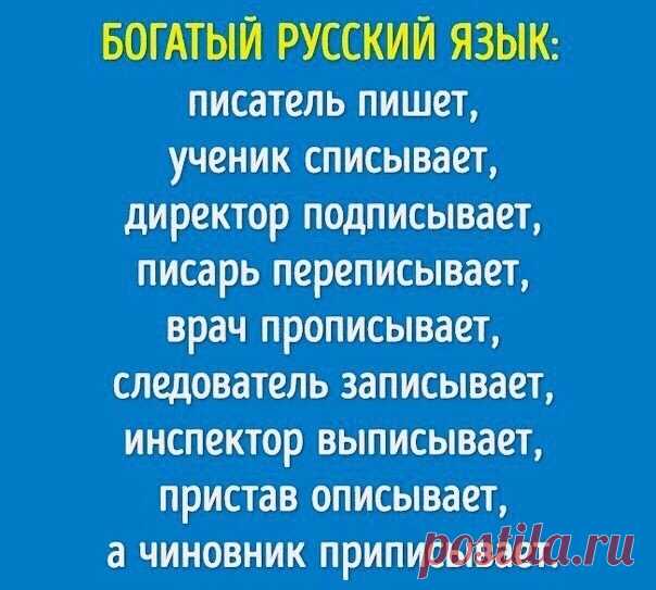 Я люблю русский язык