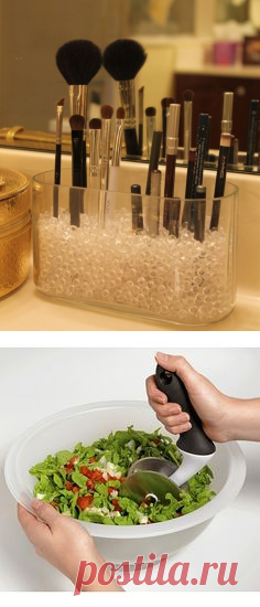 20 Awesome Upcycled Organizing Projects | Makeup tools, Vase and Marbles