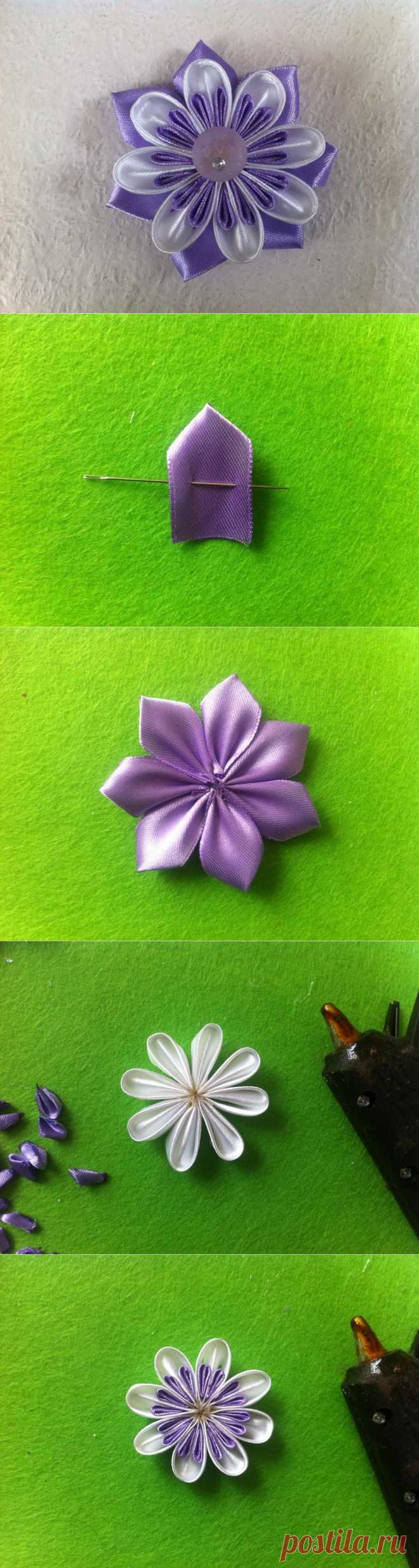 Kanzashi Flowers Tutorial - Createsie