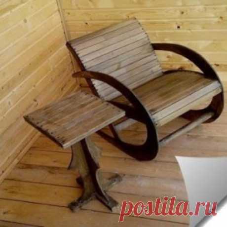 КРЕСЛО-КАЧАЛКА ИЗ ОДНОГО ЛИСТА ФАНЕРЫ СВОИМИ РУКАМИ - МирТесен