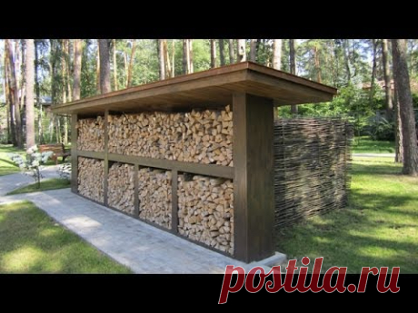 Дровница - YouTube