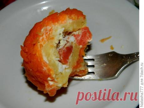 Салат &quot;Царский&quot; в виде рулета