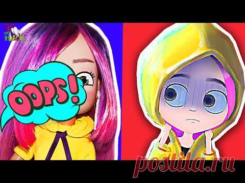 НОВАЯ кукла NaStik ❤️ ГЕРОИ АНИМАЦИИ / ООАК / парик градиент, аутфит, кеды // Muza Rukodeliya 🌺