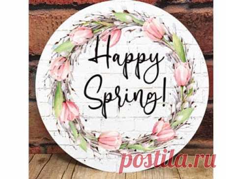 Tulip door hanger png | Etsy