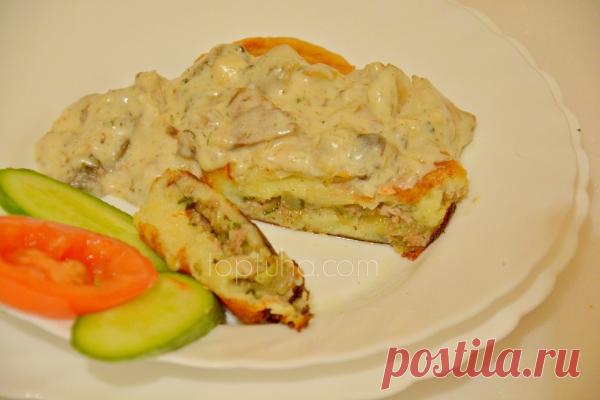 Картофельные котлеты с грибным соусом. (Заразы наабарот) » Топтуха: Авторские рецепты