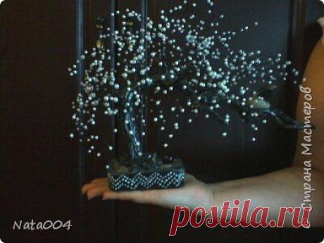 Деревце из бусин | Страна Мастеров