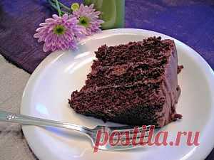 Шоколадный торт с шоколадным кремом | Вкусный рецепт