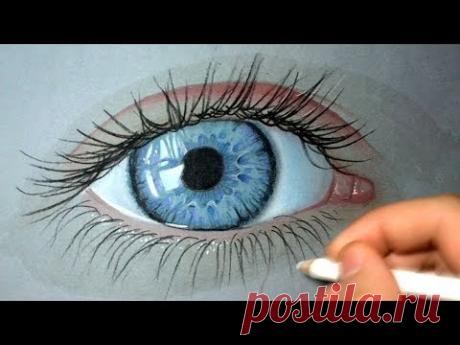 Étape par étape on va dessiner un oeil bleu réaliste ! S'abonner : https://bit.ly/1P5u0q2 & rejoins la team des drawers! ► Instagram : https://www.instagram.co...
