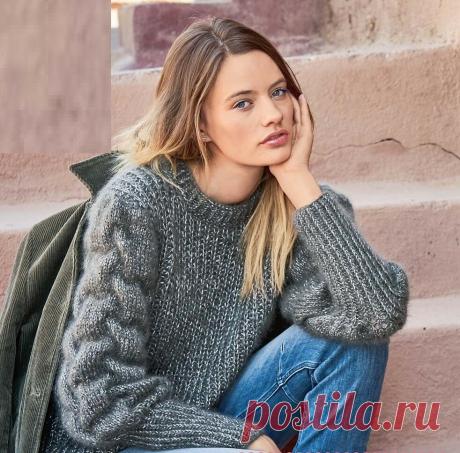 Новая волна цвета и стиля из творческой Сабрины. Необычные и оригинальные модели спицами. | Ирина СНежная & Вязание | Яндекс Дзен