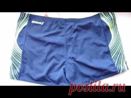 Плавки-боксеры SPEEDO (Синие с салатными полосками) 600грн