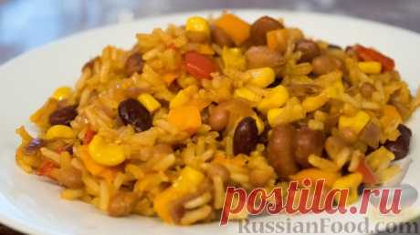 Рецепт: Рис в мексиканском стиле на RussianFood.com