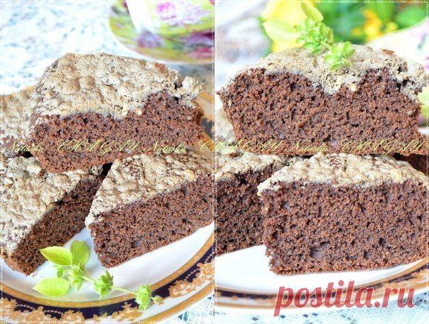 Как приготовить шоколадный манник с халвой - рецепт, ингридиенты и фотографии