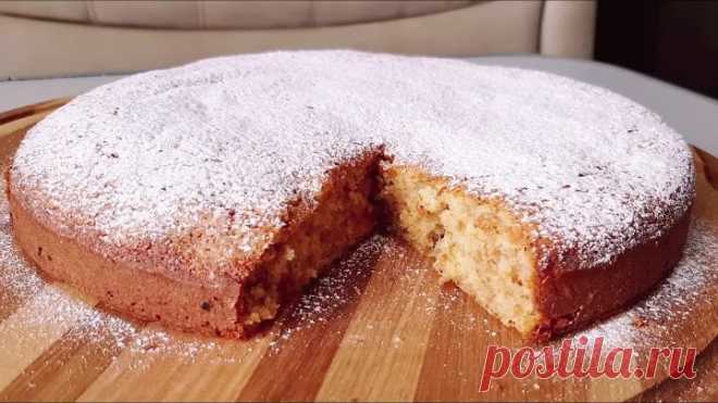 Нежный и воздушный пирог на основе варенья на раз два три!Delicate and airy cake!