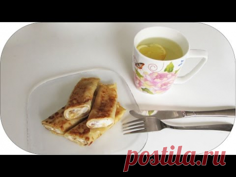 Готовлю блины и Как легко сделать творог из йогурта