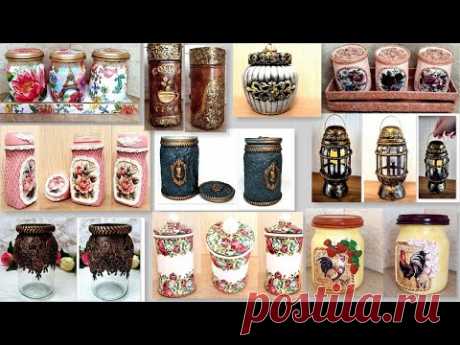DIY / 10 Best Ideas from recycled Glass jars /Kitchen decor