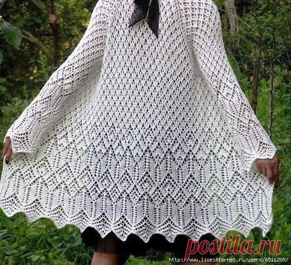 Ажурный кардиган «Вольная птица»