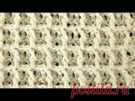 Детский плед узором "Вафелька"