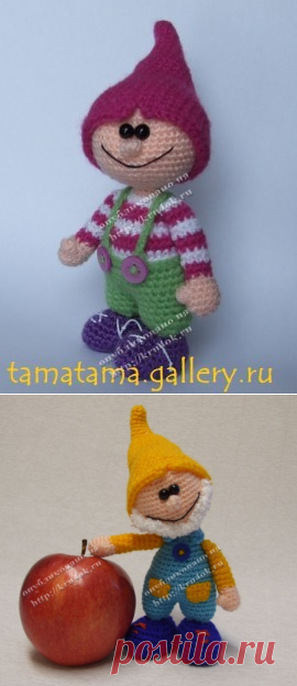 Вязаная игрушка – Гном Мышиный зубик